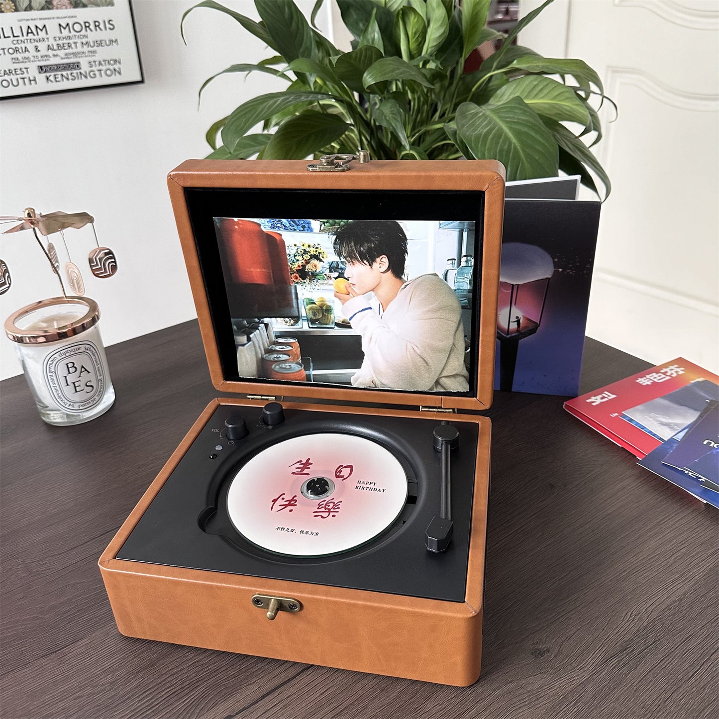 Odtwarzacz CD Star Album Dysk z Głośnikiem Retro Bluetooth Audio