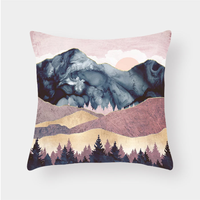 Landscape Pattern Pillow Cover
