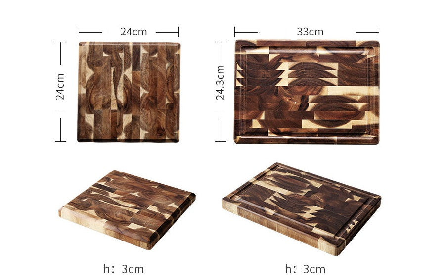 Deska do krojenia z litego drewna do kuchni