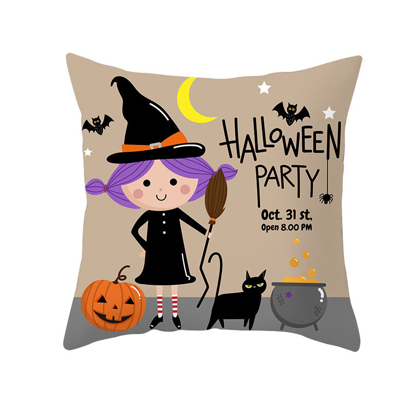 Halloween Pillow - One-sided print on the pillowcase
