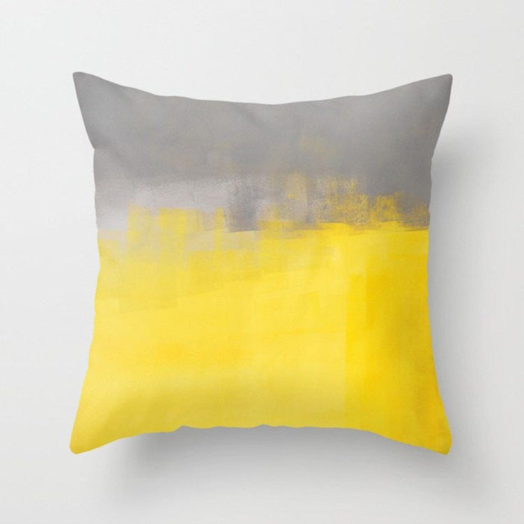 Funda de almohada de poliéster amarilla para la cintura