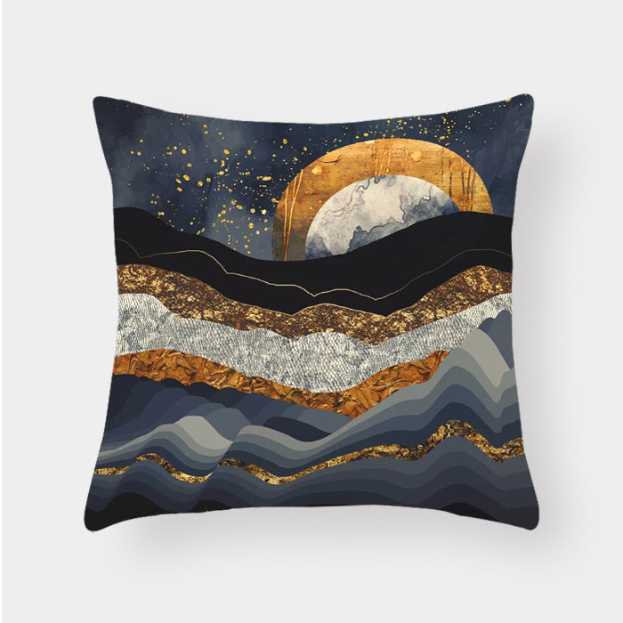 Landscape Pattern Pillow Cover