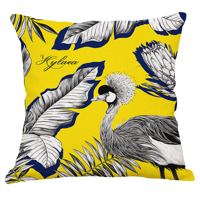 Funda de almohada de lino Cotton Rain: ropa de cama suave y elegante