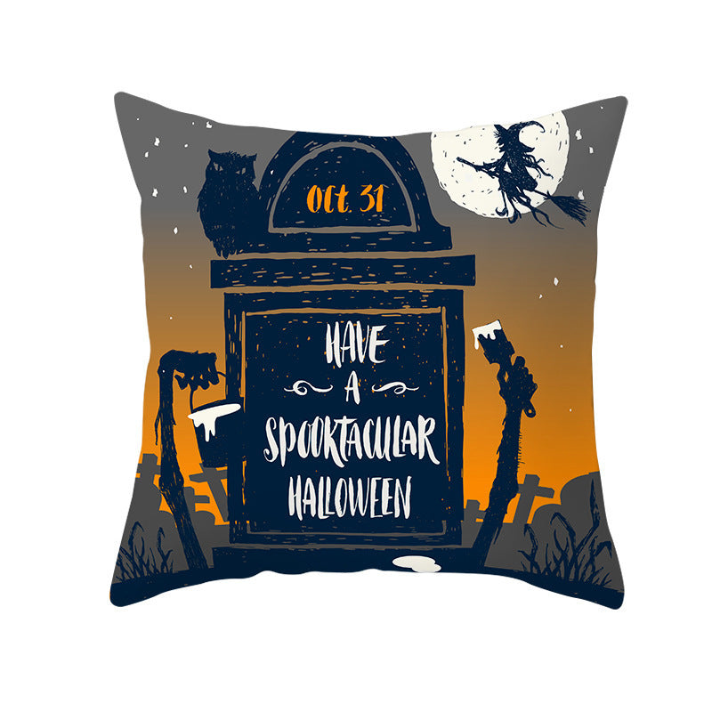 Poszewka Halloweenowa - Nowoczesny Design 45x45cm