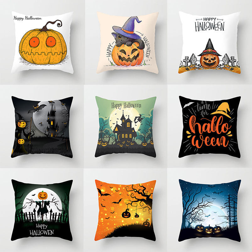 Poszewka Halloweenowa - Nowoczesny Design 45x45cm