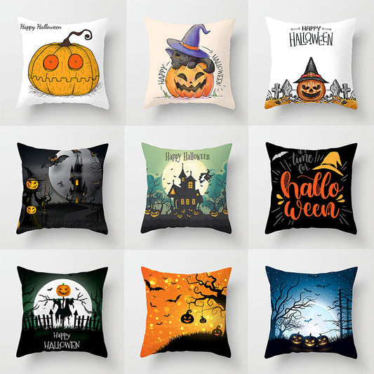 Poszewka Halloweenowa - Nowoczesny Design 45x45cm