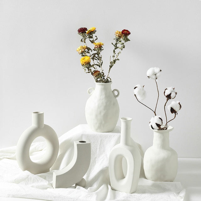 Wazon Ceramiczny Nordic - Elegancki Minimalistyczny Design