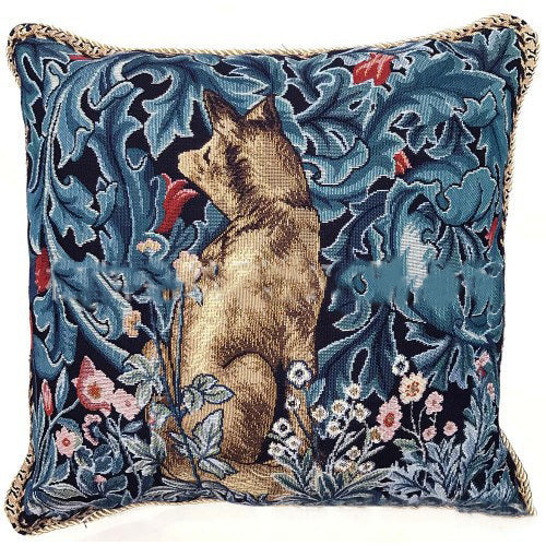 Cushion Throw Pillow Tapestry Art Cushion Woven Flower Jacquard Cushion