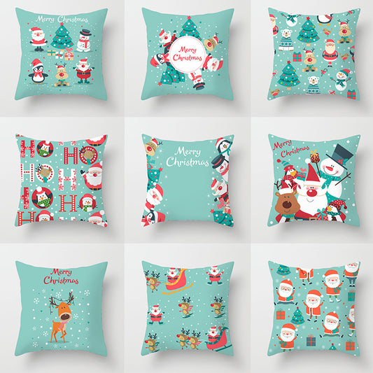 Pillowcase with Christmas drawings