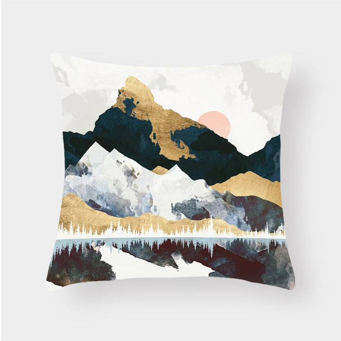 Landscape Pattern Pillow Cover