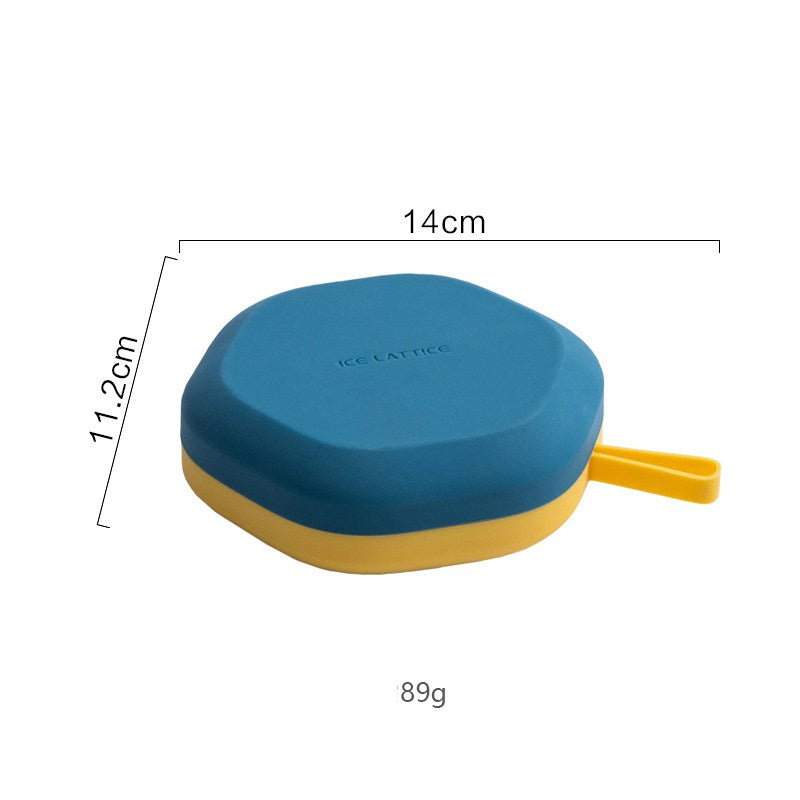 Silikonowa forma do lodu 3D w kształcie sześciokąta z 12 komorami