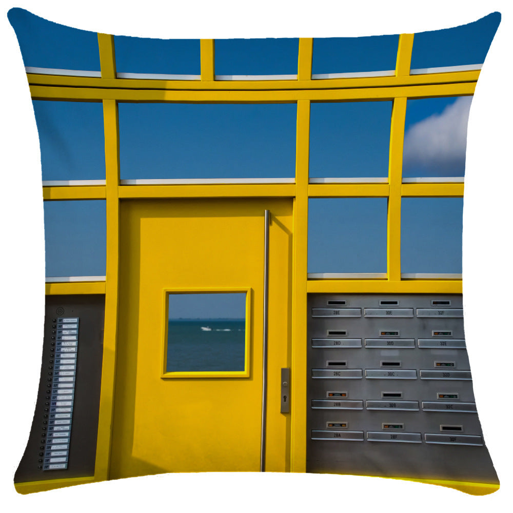 Poszewka Morandi Abstract – Elegancka i Artystyczna Dekoracja