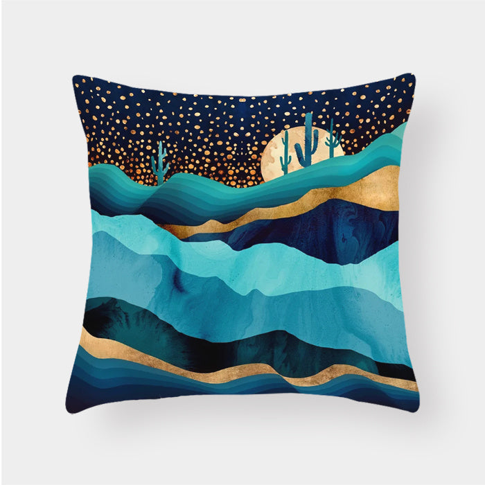 Landscape Pattern Pillow Cover