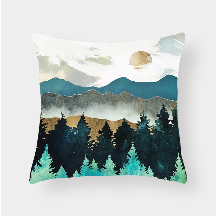 Landscape Pattern Pillow Cover