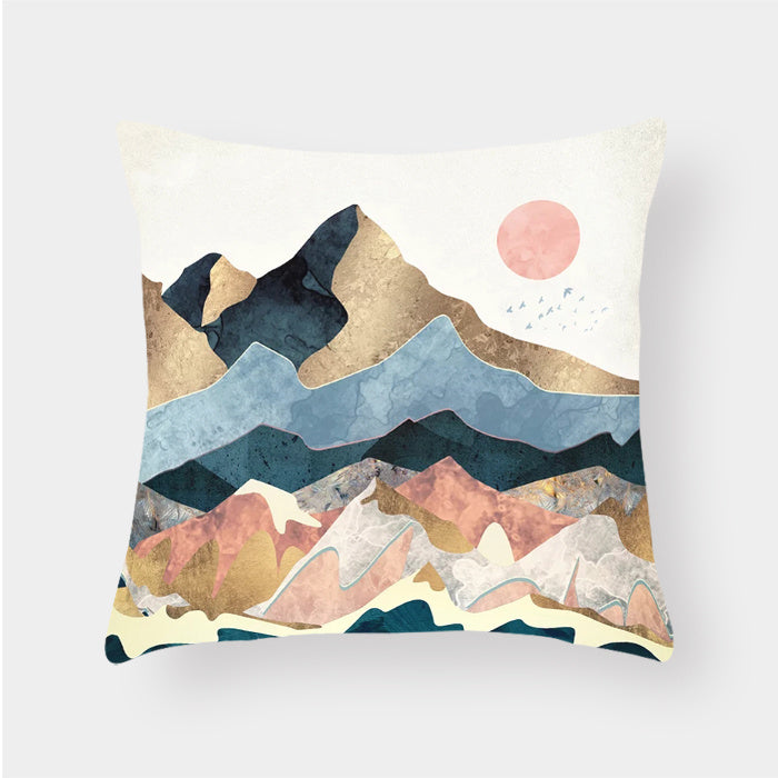 Landscape Pattern Pillow Cover