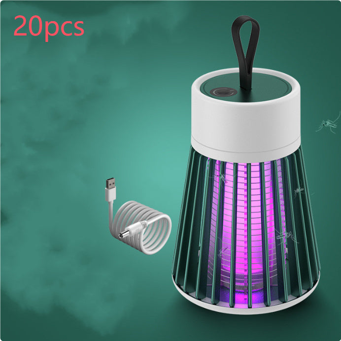 Lámpara eléctrica portátil antimosquitos, repelente de insectos, USB, LED, trampa para mosquitos
