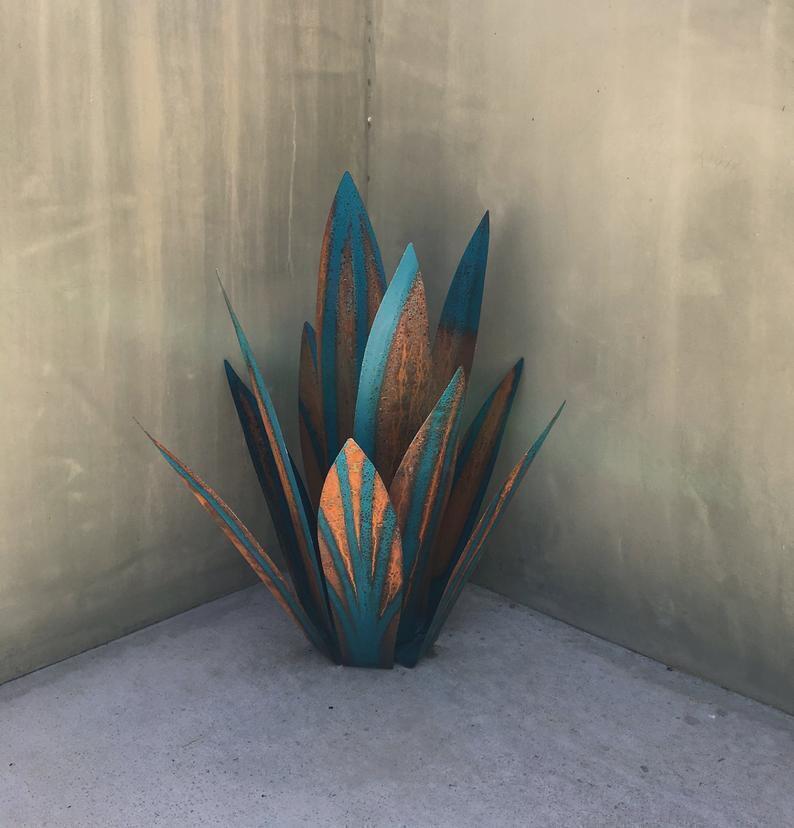 Nowe Ozdoby Roślinne z Żelaza Agave do Dekoracji Ogrodu