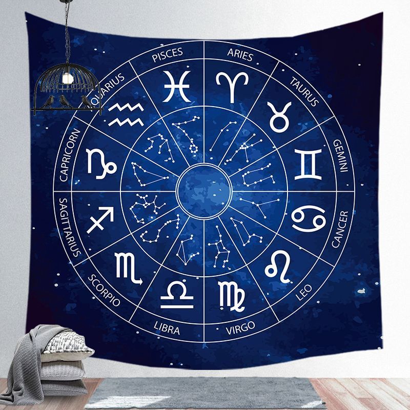 Tapiz de astrolabios de astrología del cielo estrellado del universo - Tapiz de pared de estilo europeo