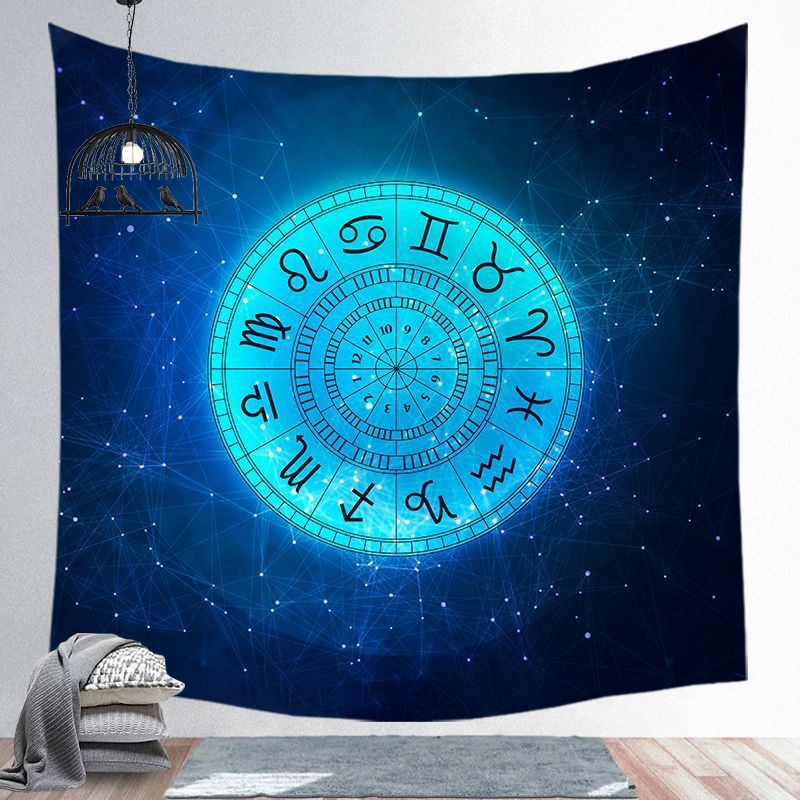 Tapiz de astrolabios de astrología del cielo estrellado del universo - Tapiz de pared de estilo europeo