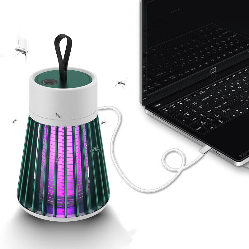 Lámpara eléctrica portátil antimosquitos, repelente de insectos, USB, LED, trampa para mosquitos