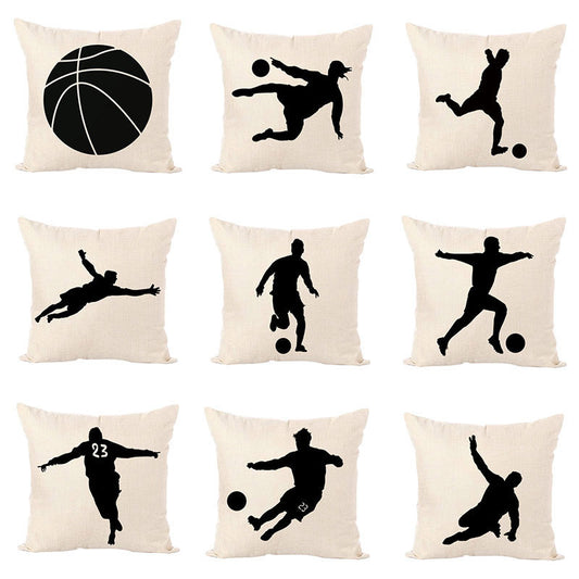 Nordic Sports Linen Pillowcase