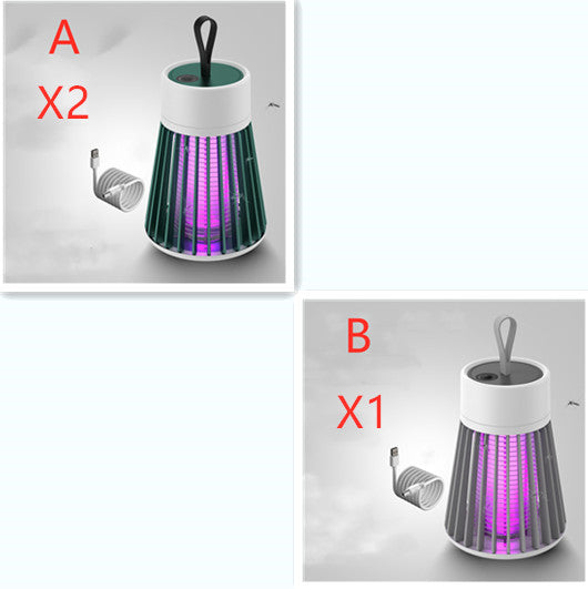 Lámpara eléctrica portátil antimosquitos, repelente de insectos, USB, LED, trampa para mosquitos