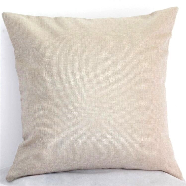 Linen Pillow with an African Woman Pattern in Ethnic Style