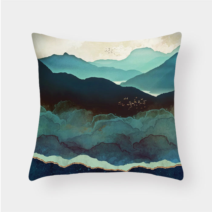 Landscape Pattern Pillow Cover
