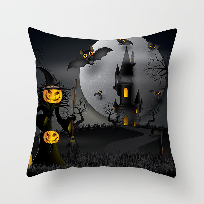 Poszewka Halloweenowa - Nowoczesny Design 45x45cm