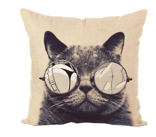 Adorables fundas de almohada con forma de gato: decoración encantadora para el hogar