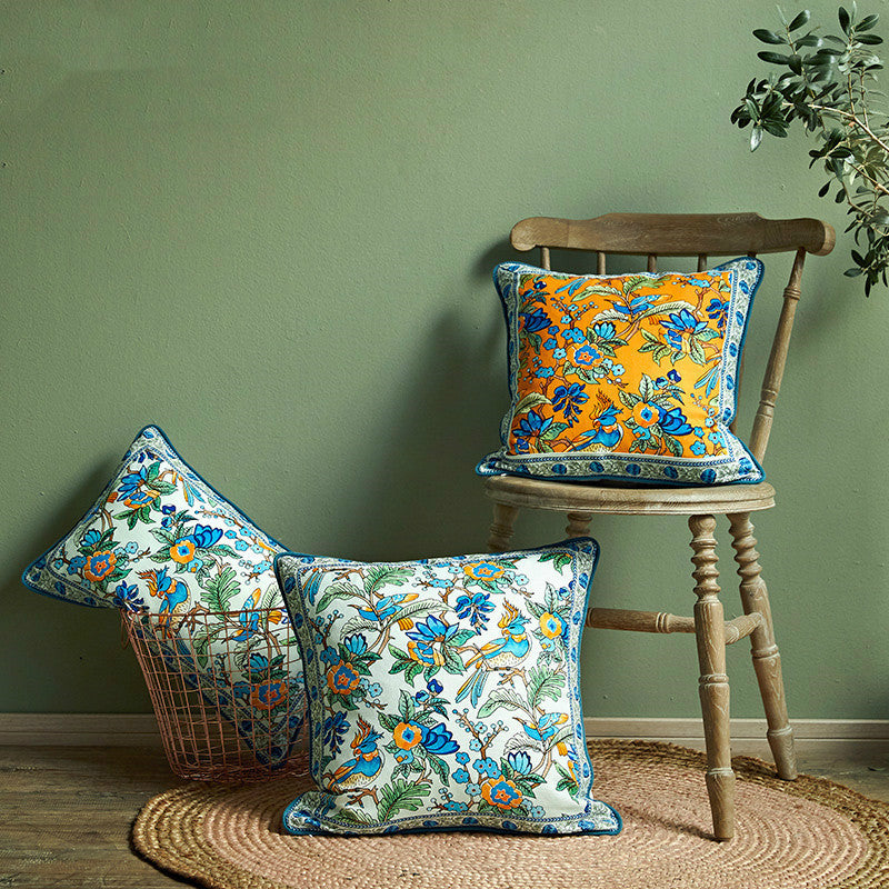 Funda de almohada de estilo campestre francés