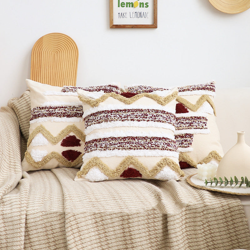 Funda de cojín Art Throw con diseño de ventana salediza