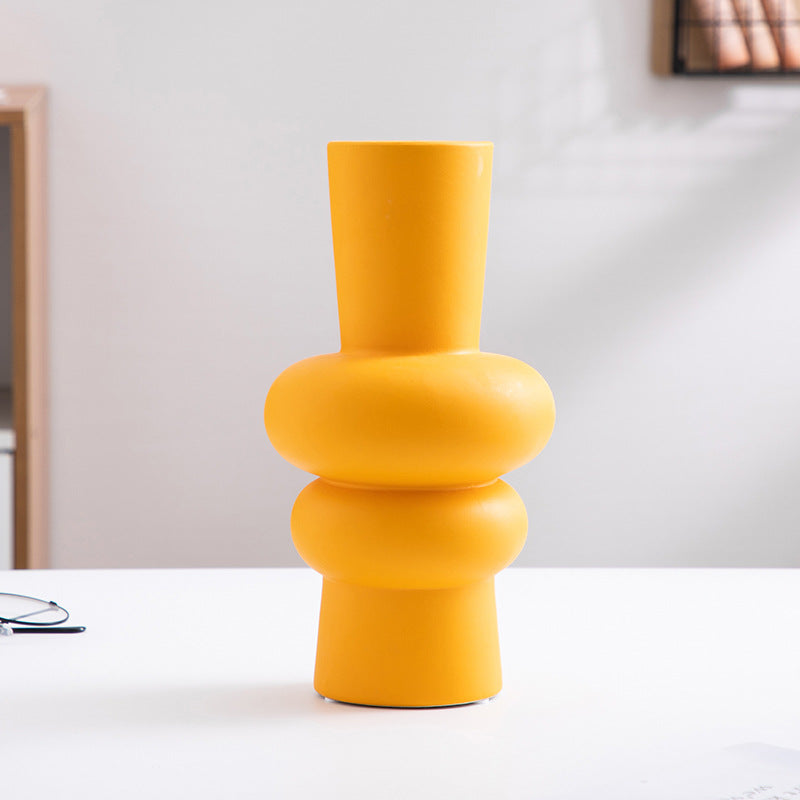 Ceramiczny Wazon Kwiatowy Nordic Minimalistyczna Dekoracja do Salonu