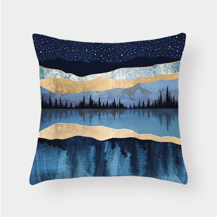Landscape Pattern Pillow Cover