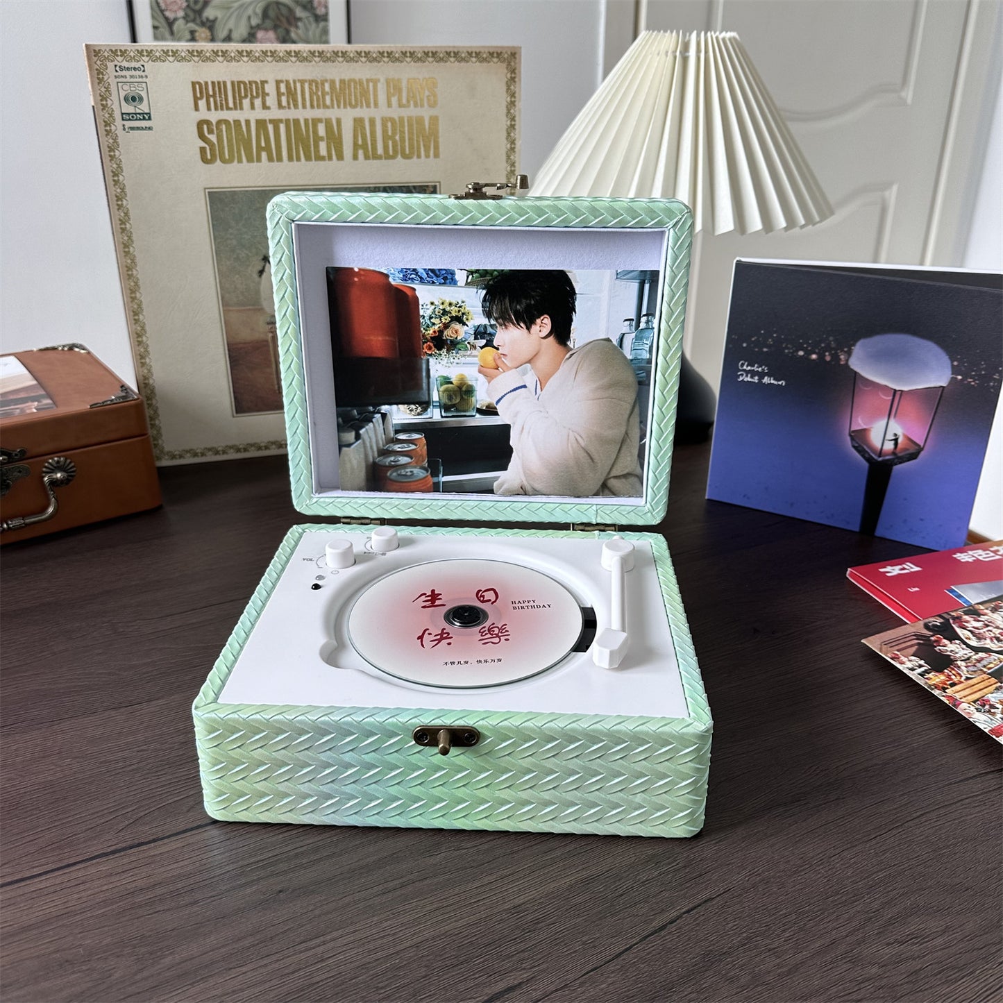 Odtwarzacz CD Star Album Dysk z Głośnikiem Retro Bluetooth Audio