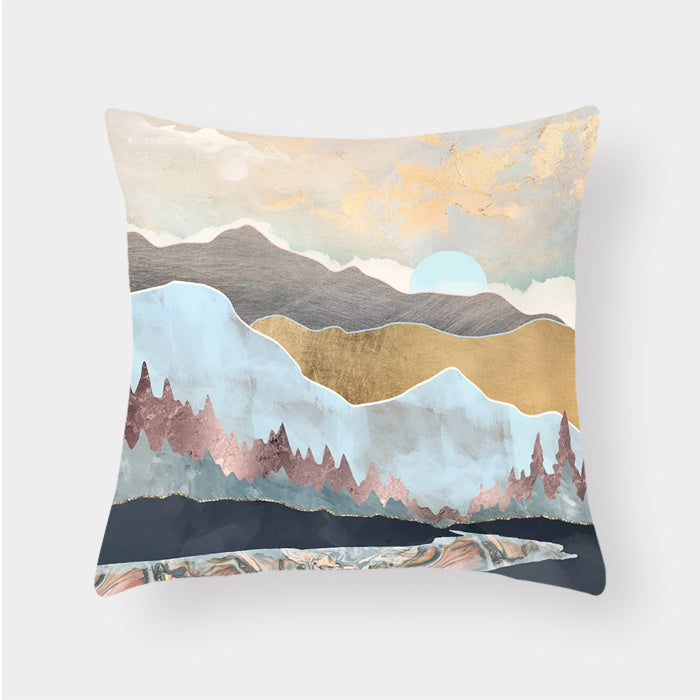 Landscape Pattern Pillow Cover