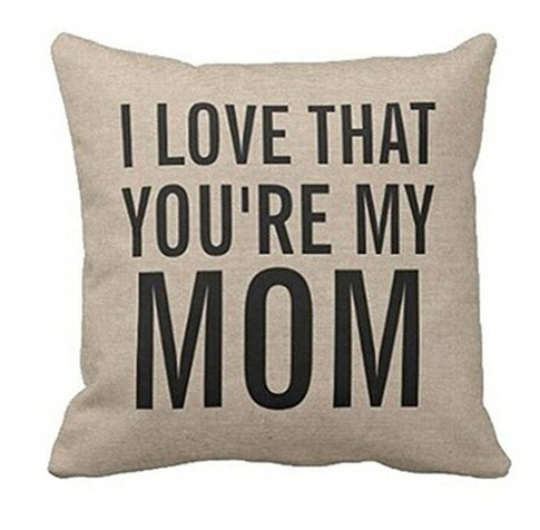 Love Curtain Pillow - Creative Linen Pillowcase for Valentine's Day