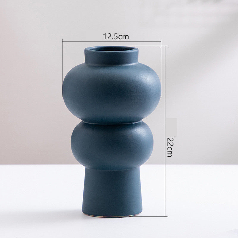 Ceramiczny Wazon Kwiatowy Nordic Minimalistyczna Dekoracja do Salonu