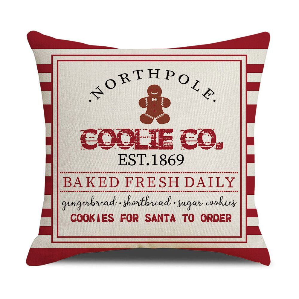 Red Christmas Pillow Cover