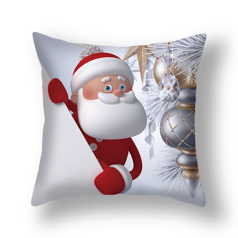 Christmas Snowman Decorative Pillow