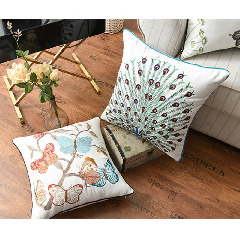 Peacock Pillow for the Bedroom – Comfort and Style