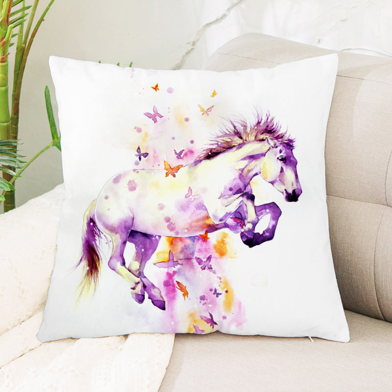 Super Miękka Poszewka na Poduszkę z Lnianego Weluru