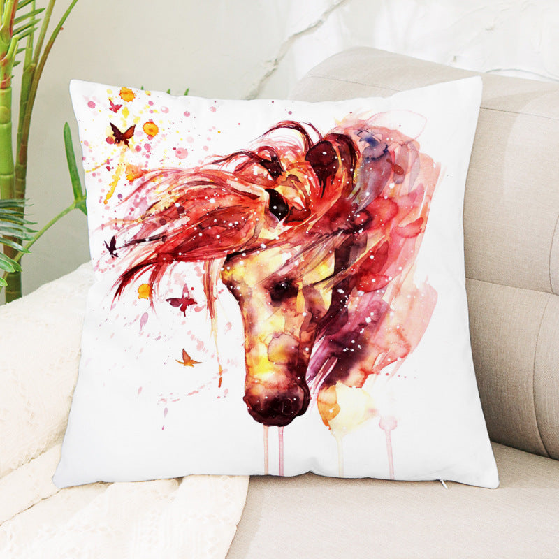 Super Miękka Poszewka na Poduszkę z Lnianego Weluru