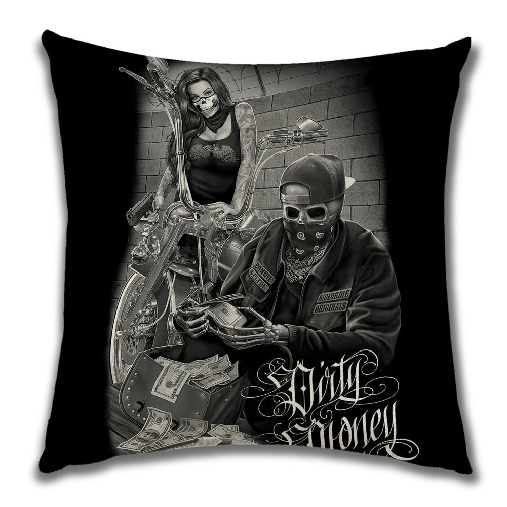 Poduszka Dekoracyjna do Domu w stylu dark