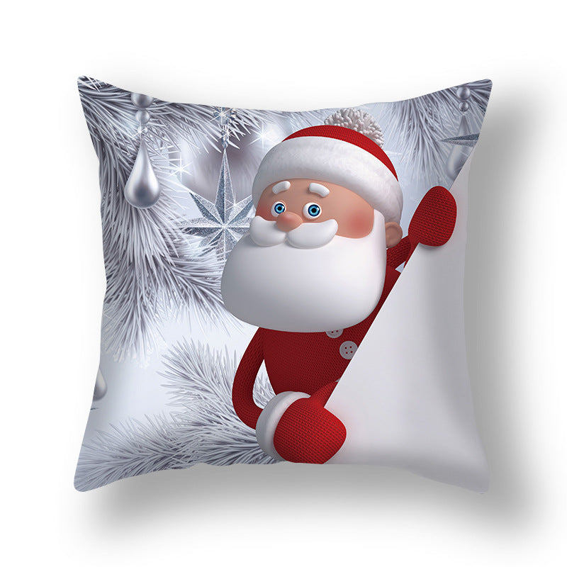 Christmas Snowman Decorative Pillow