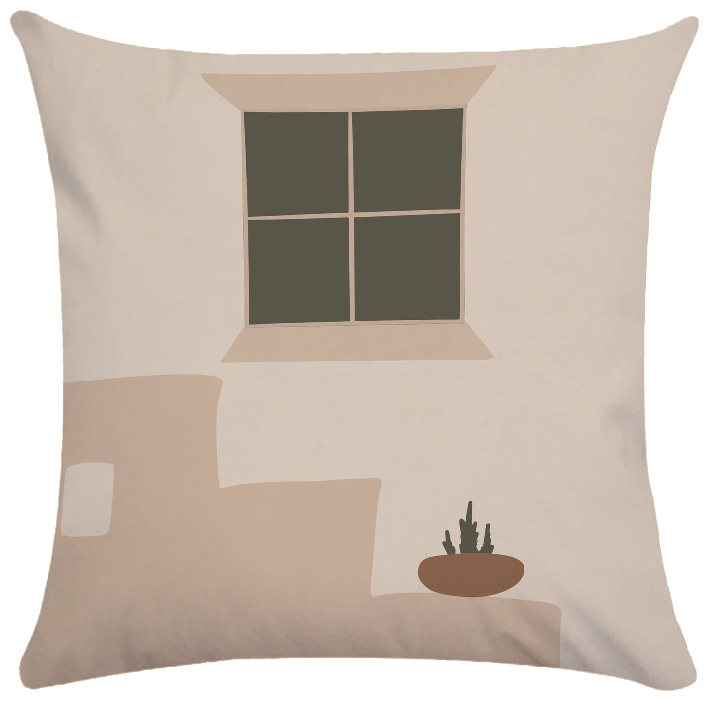 Funda de almohada abstracta femenina