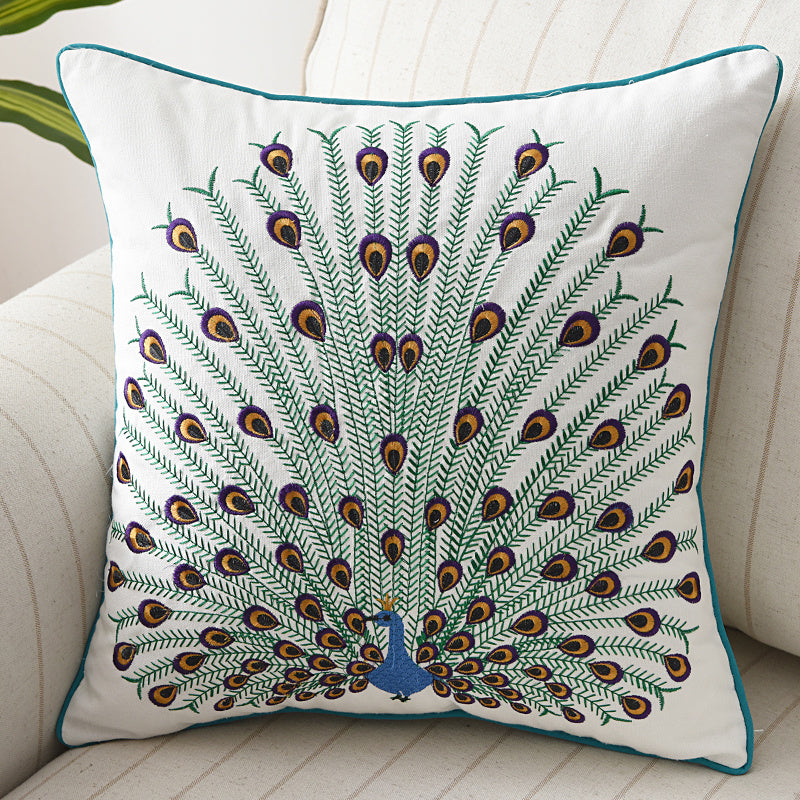 Peacock Pillow for the Bedroom – Comfort and Style