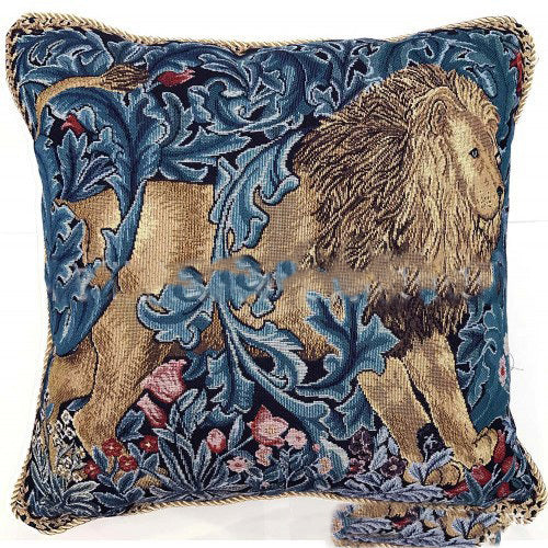 Cushion Throw Pillow Tapestry Art Cushion Woven Flower Jacquard Cushion
