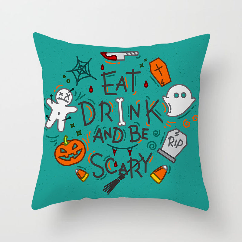 Poszewka Halloweenowa - Nowoczesny Design 45x45cm
