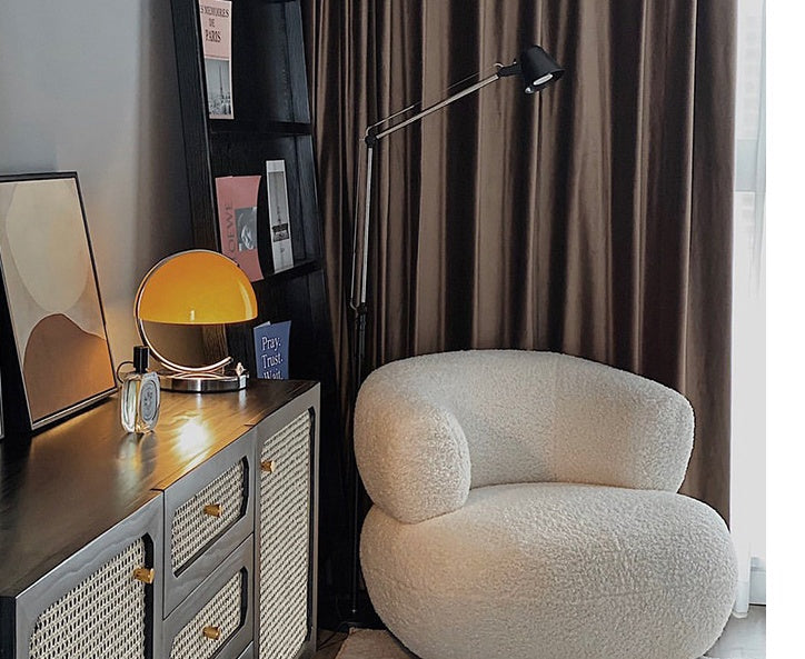 Lampa Stołowa Retro Space Age - Nowoczesna Lampa Biurkowa i Nocna do Dekoracji Wnętrz